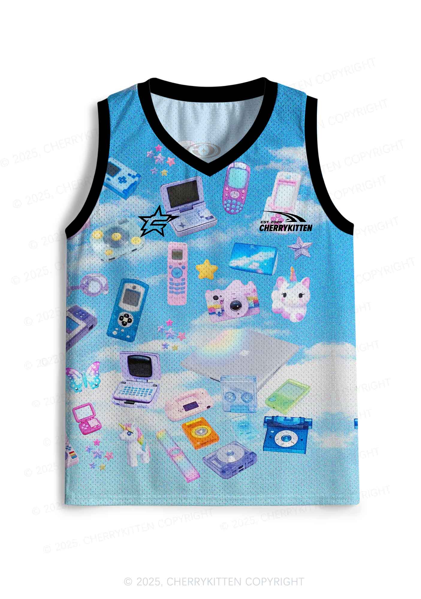 Custom Punk Digital Y2K Sport Jersey Tank Cherrykitten