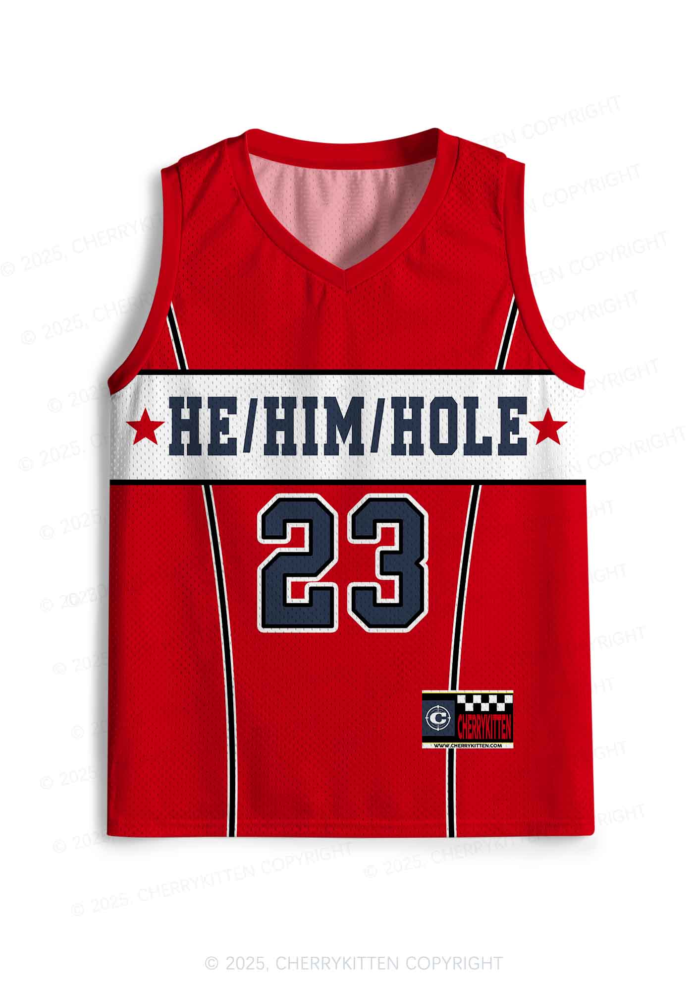 Custom He Him Hole Pride Y2K Sport Jersey Tank Cherrykitten