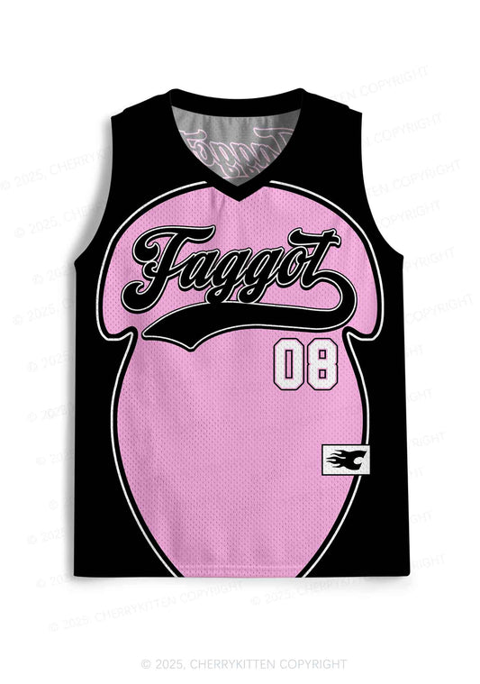 Custom Black Faggot Pride Y2K Sport Jersey Tank Cherrykitten
