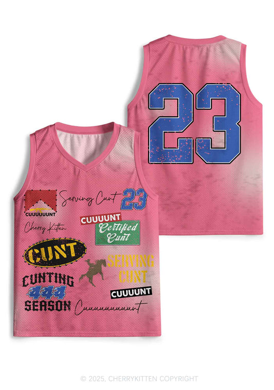 Custom Cxxt Slogan Y2K Sport Jersey Tank Cherrykitten