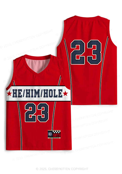 Custom He Him Hole Pride Y2K Sport Jersey Tank Cherrykitten