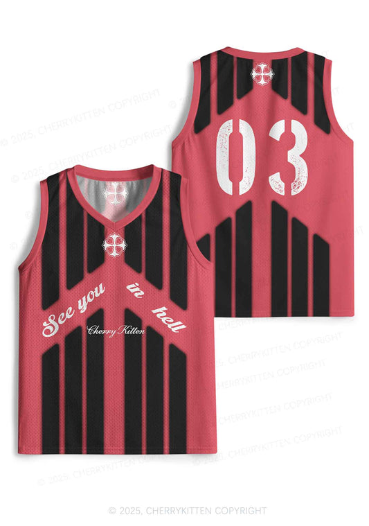 Custom See You In Hell Y2K Sport Jersey Tank Cherrykitten