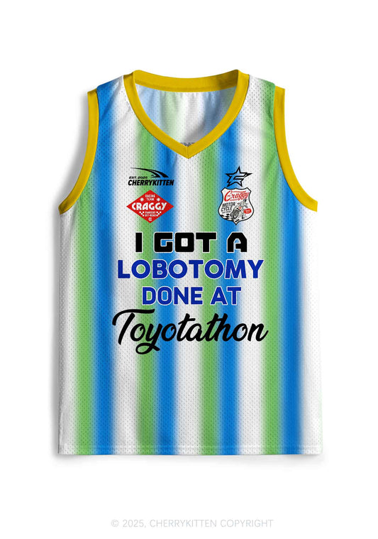 Custom Lobotomy At Toyotathon Y2K Sport Jersey Tank Cherrykitten