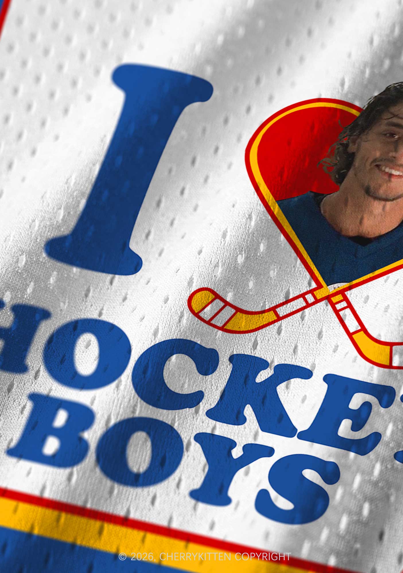 I Love Hockey Boy JL Y2K Sport Jersey Tank Cherrykitten