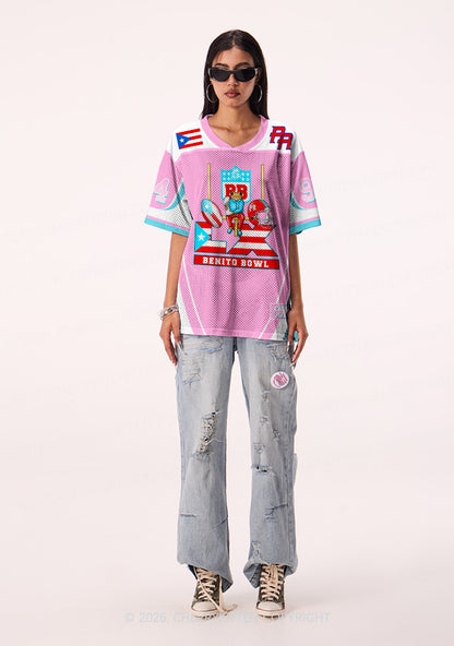 Pink Frog Y2K Sport Jersey Shirts Cherrykitten