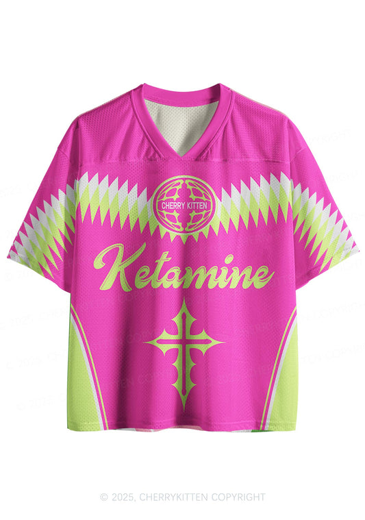 Custom Cyber Pink Ketamxxe Cross Y2K Sport Jersey Shirts Cherrykitten