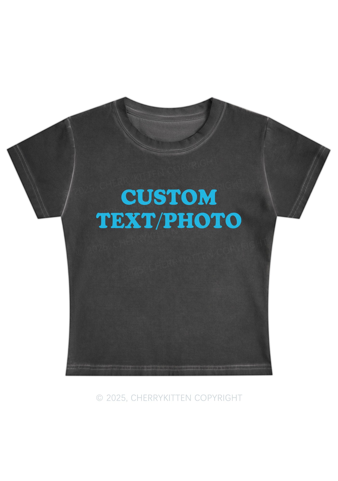 Custom Personalized Text Y2K Vintage Classic Tee Cherrykitten