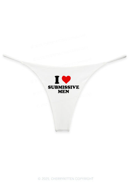 I Love S Men Y2K Bikini String Thong Cherrykitten