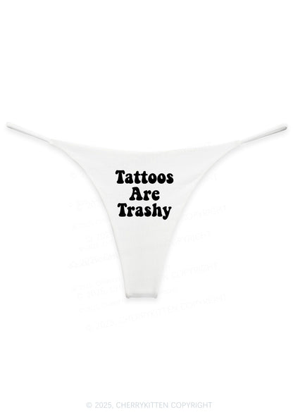Tattoos Are Trashy Y2K Bikini String Thong Cherrykitten
