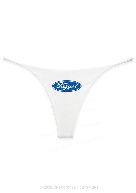 Faggot Pride Y2K Bikini String Thong Cherrykitten