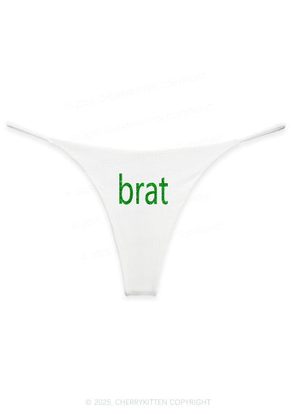 Glitter Brat Y2K Bikini String Thong Cherrykitten