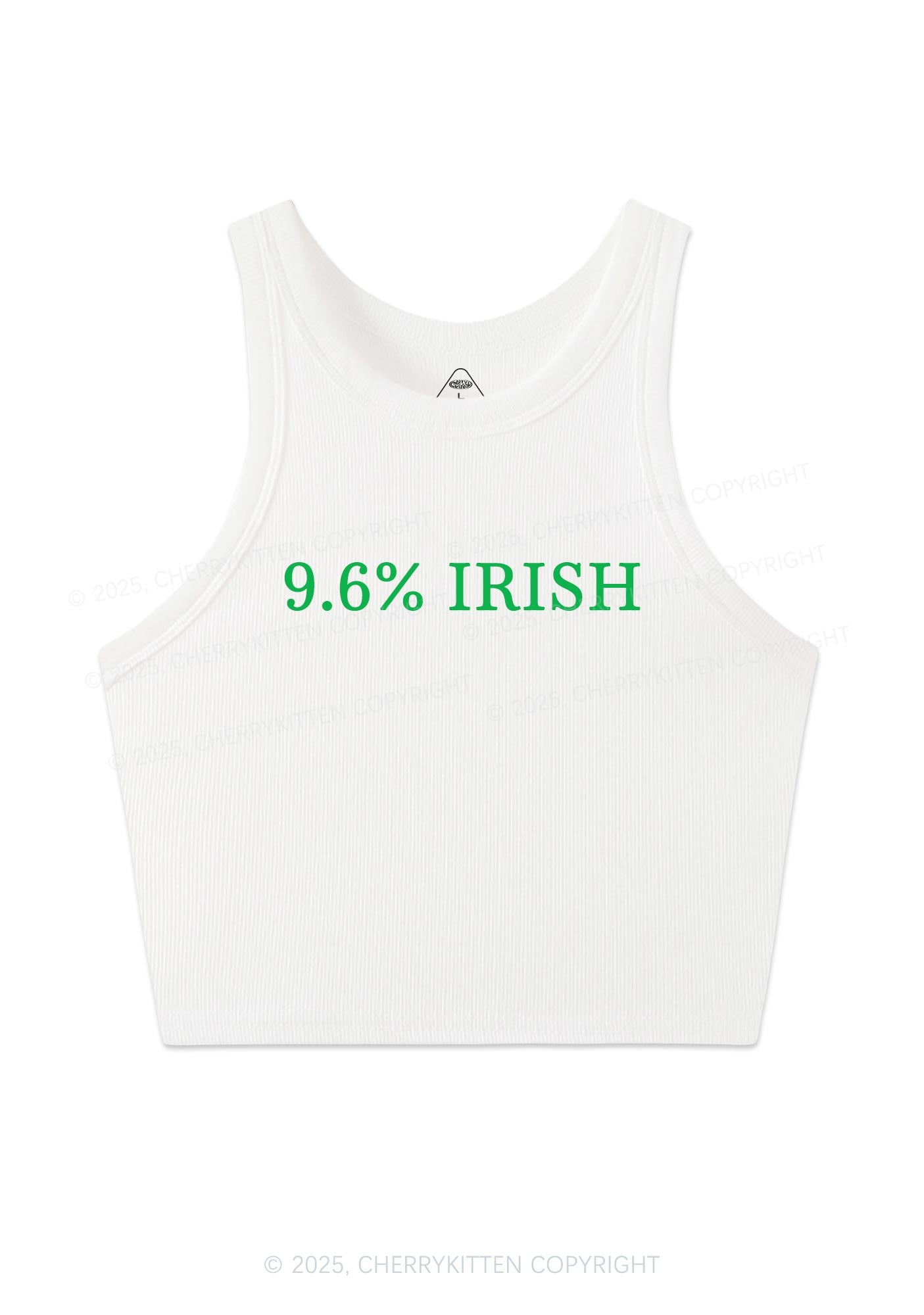Nine Point Six Percent Irish St Patricks Y2K Crop Tank Top Cherrykitten