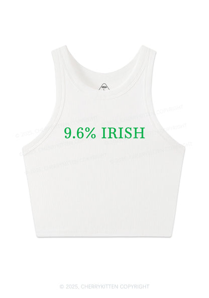 Nine Point Six Percent Irish St Patricks Y2K Crop Tank Top Cherrykitten