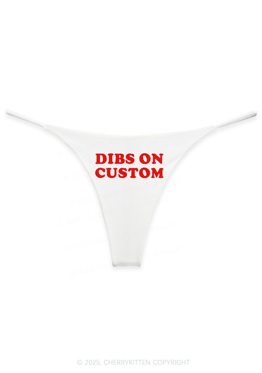 Dibs On Custom Y2K Bikini String Thong Cherrykitten