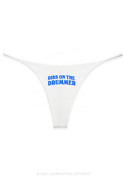Dibs On The Drummer Y2K Bikini String Thong Cherrykitten