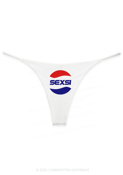 Red Blue Sexsi Y2K Bikini String Thong Cherrykitten