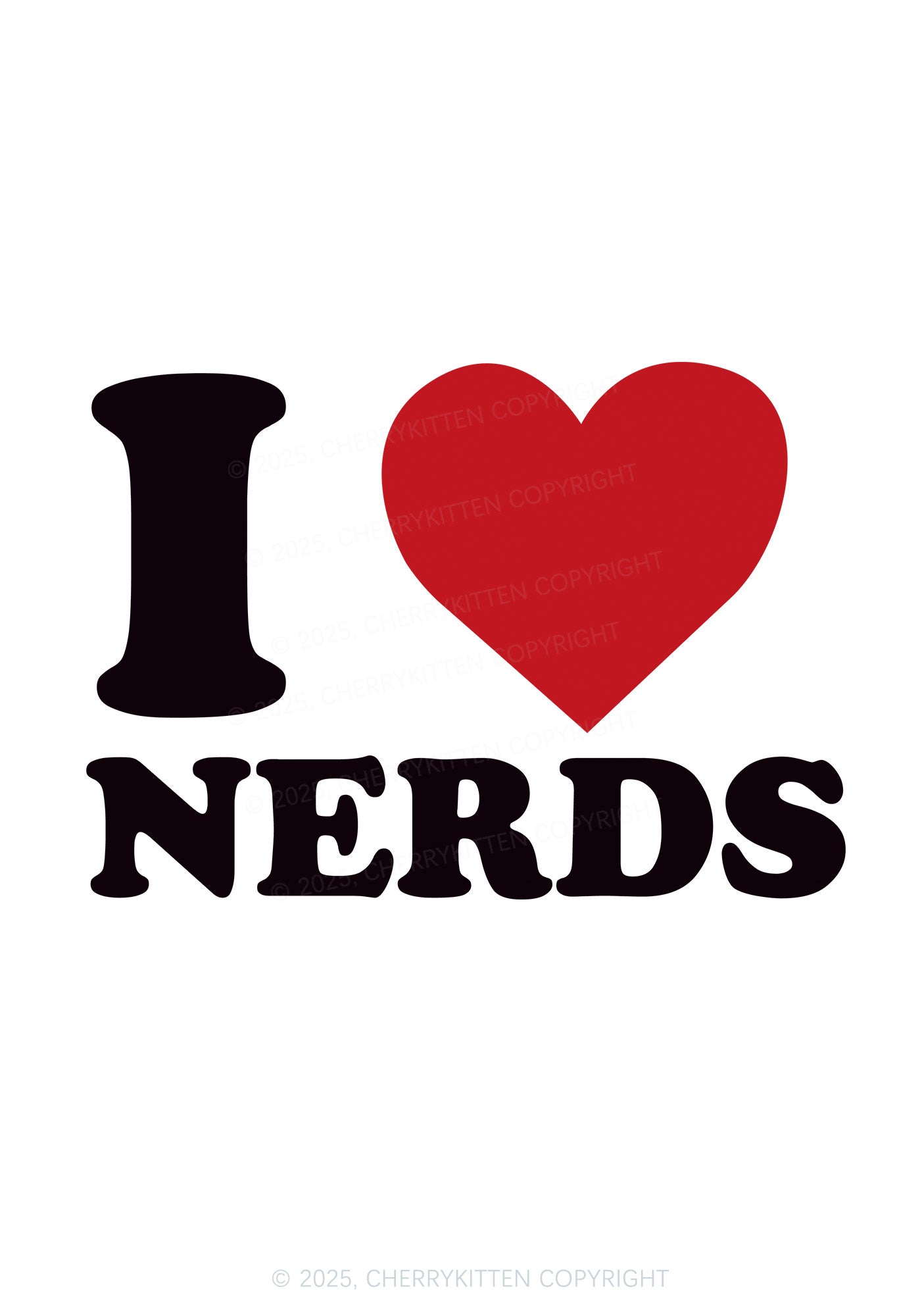 I Love Nerds Y2K Bikini String Thong Cherrykitten