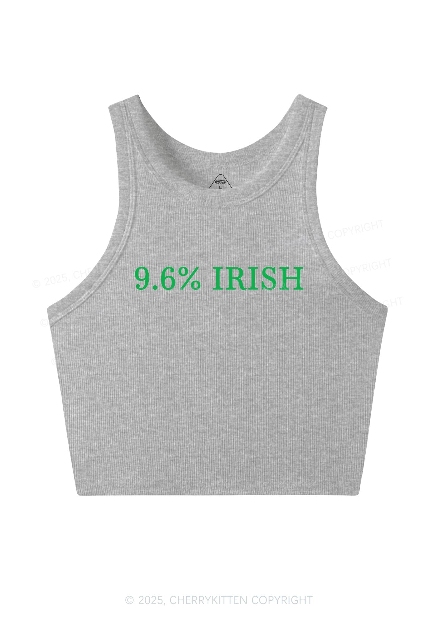 Nine Point Six Percent Irish St Patricks Y2K Crop Tank Top Cherrykitten