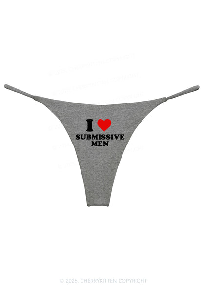 I Love S Men Y2K Bikini String Thong Cherrykitten