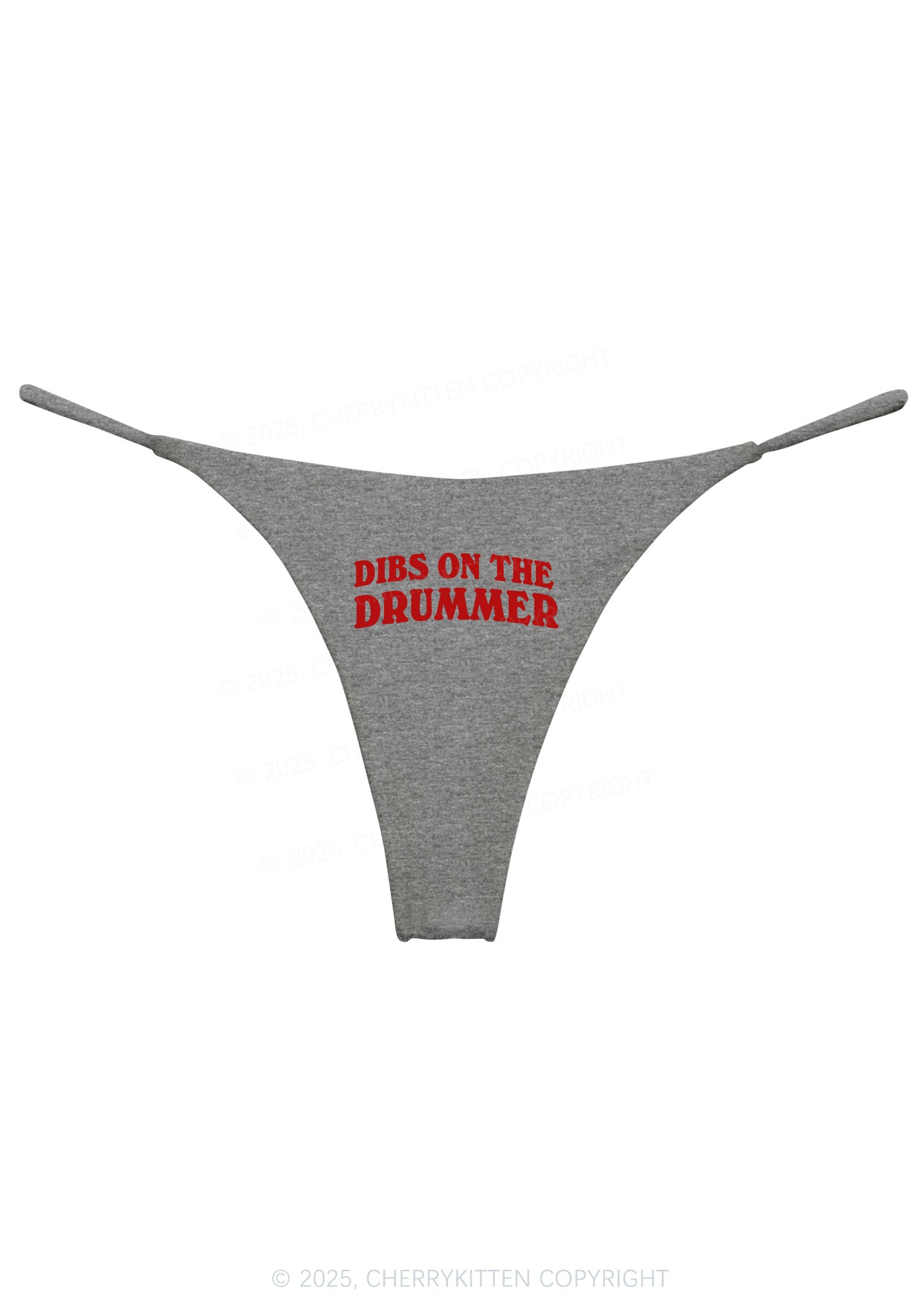 Dibs On The Drummer Y2K Bikini String Thong Cherrykitten