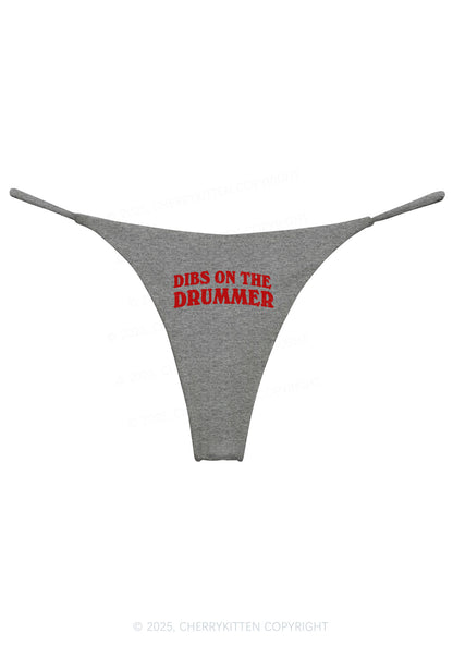 Dibs On The Drummer Y2K Bikini String Thong Cherrykitten