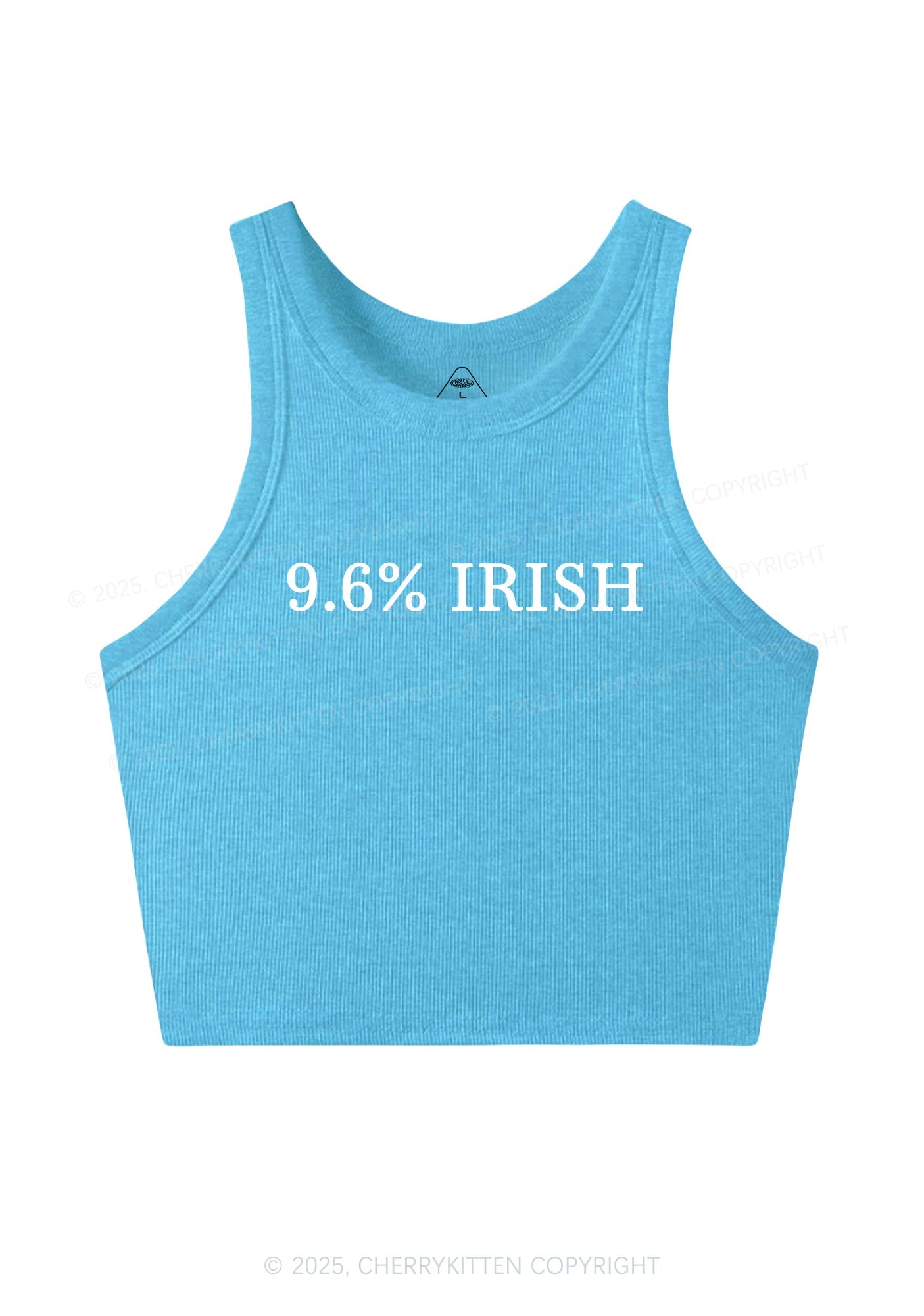 Nine Point Six Percent Irish St Patricks Y2K Crop Tank Top Cherrykitten