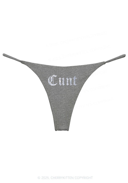 Glitter Cxxt Y2K Bikini String Thong Cherrykitten