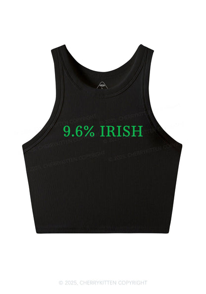 Nine Point Six Percent Irish St Patricks Y2K Crop Tank Top Cherrykitten