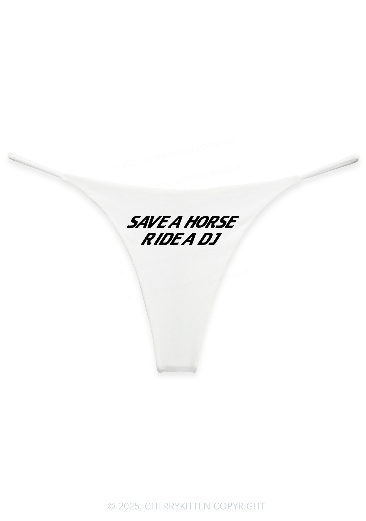Ride A DJ Y2K Bikini String Thong Cherrykitten