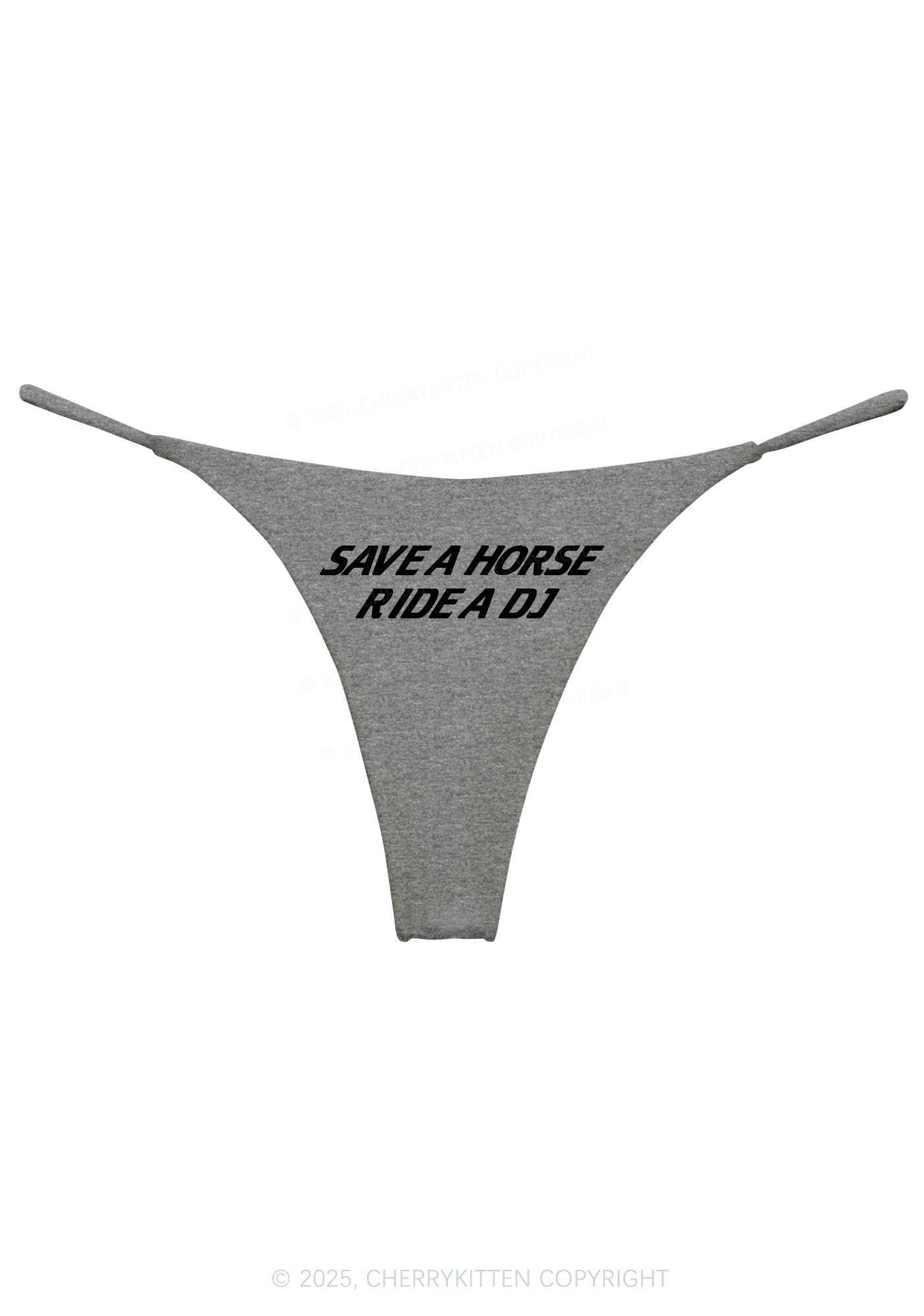 Ride A DJ Y2K Bikini String Thong Cherrykitten