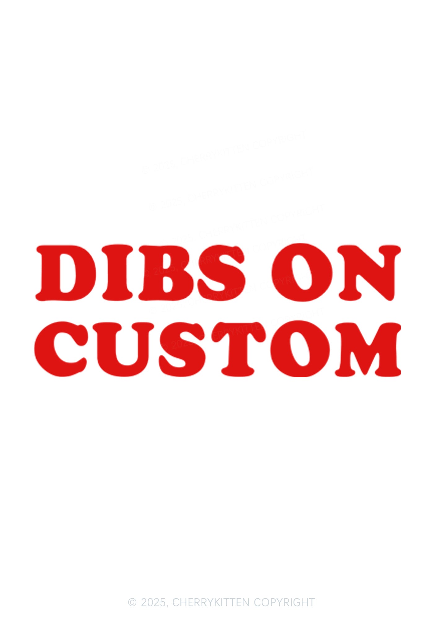 Dibs On Custom Y2K Bikini String Thong Cherrykitten