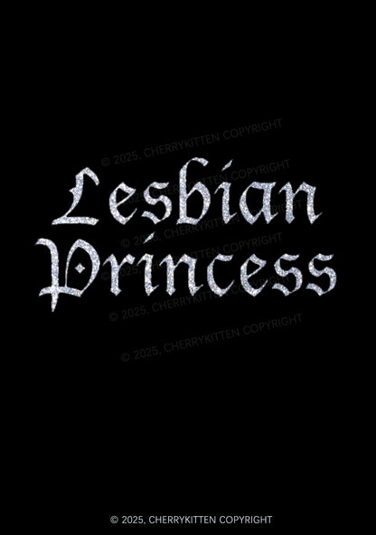 Glitter Lesbian Princess Pride Y2K Bikini String Thong Cherrykitten
