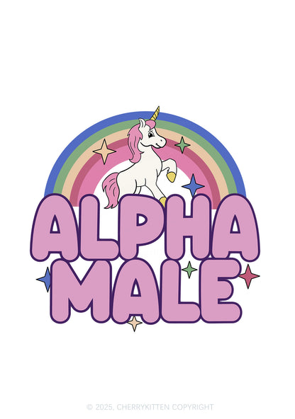 Rainbow Unicorn Alpha Male Y2K Bikini String Thong Cherrykitten