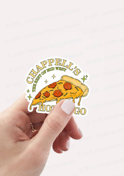 Hot To Go Pizza 1Pc Y2K Sticker Cherrykitten
