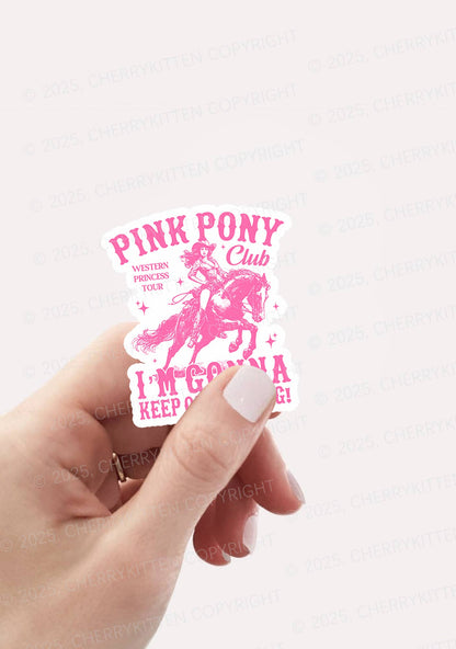 Im Gonna Keep On Dancing 1Pc Y2K Sticker Cherrykitten