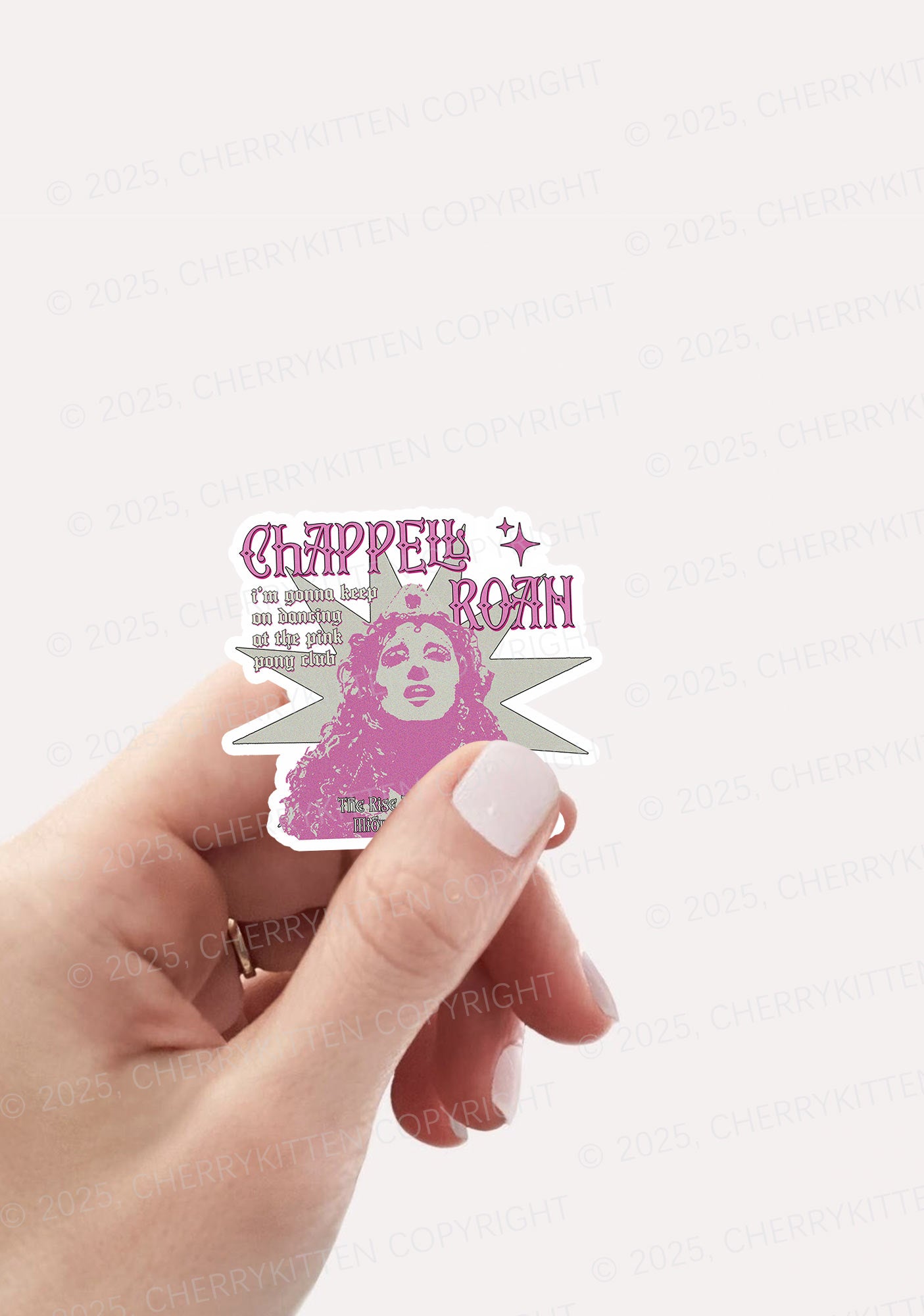 Keep On Dancing 1Pc Y2K Sticker Cherrykitten