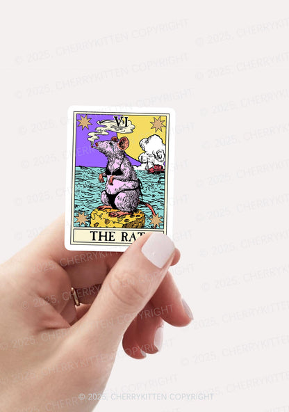 The Rat Smoking 1Pc Y2K Sticker Cherrykitten