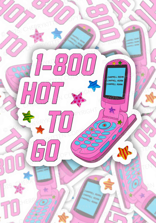 Hot To Go Phone 1Pc Y2K Sticker Cherrykitten