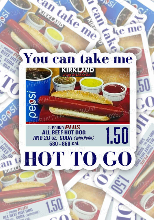 You Can Take Me 1Pc Y2K Sticker Cherrykitten