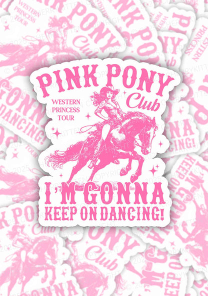 Im Gonna Keep On Dancing 1Pc Y2K Sticker Cherrykitten
