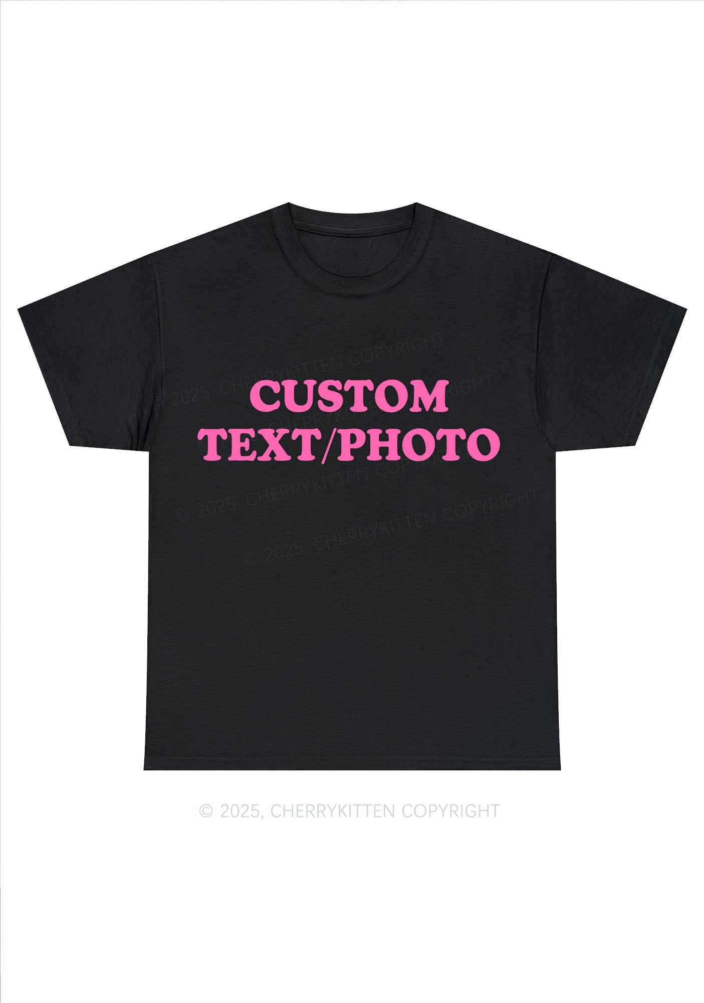 Custom Personalized Text Chunky Shirt