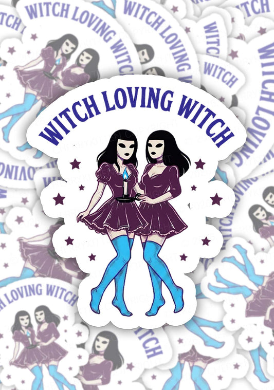 Witch Loving Witch Pride 1pc Y2K Sticker Cherrykitten