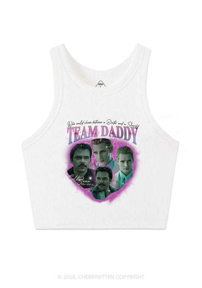 Team Daddy Y2K Crop Tank Top Cherrykitten