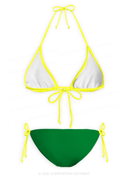 I Top Mascs Pride Y2K Print Bikini Set Cherrykitten