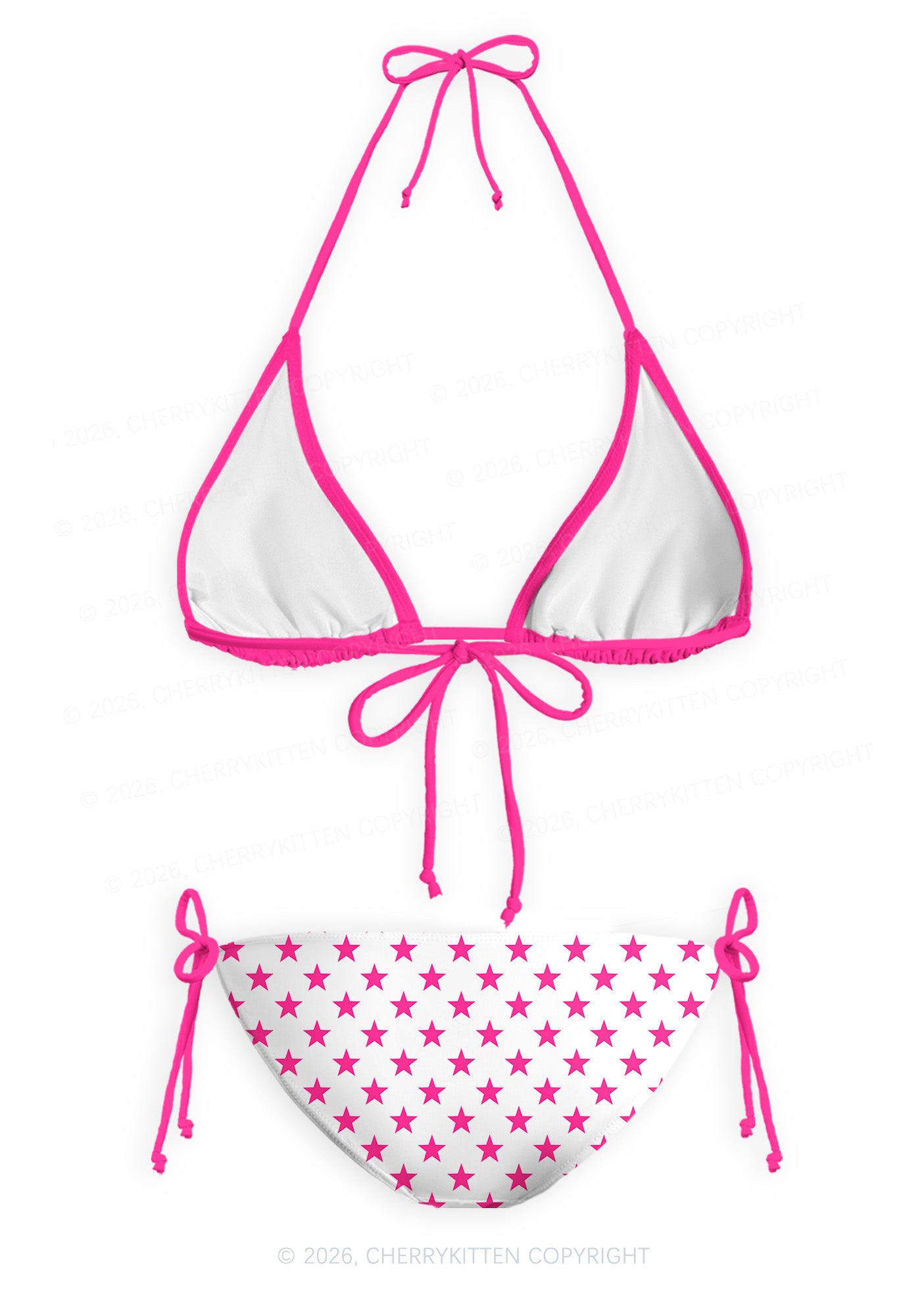 Gay Princess Pride Y2K Print Bikini Set Cherrykitten