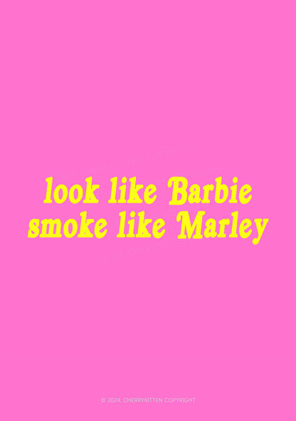 Smoke Like Marley 1Pc Y2K Pin Badge Cherrykitten