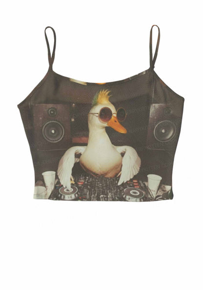 Sunglasses DJ Duck Y2K Mesh Cami Tank Cherrykitten