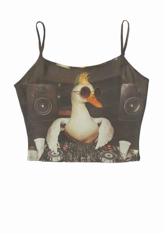 Sunglasses DJ Duck Y2K Mesh Cami Tank Cherrykitten