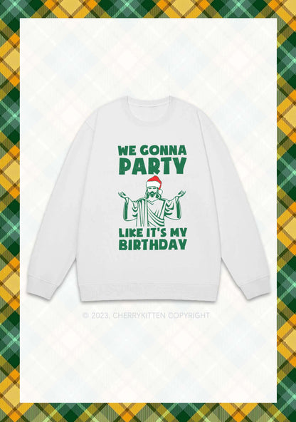 We Gonna Party Christmas Y2K Sweatshirt Cherrykitten