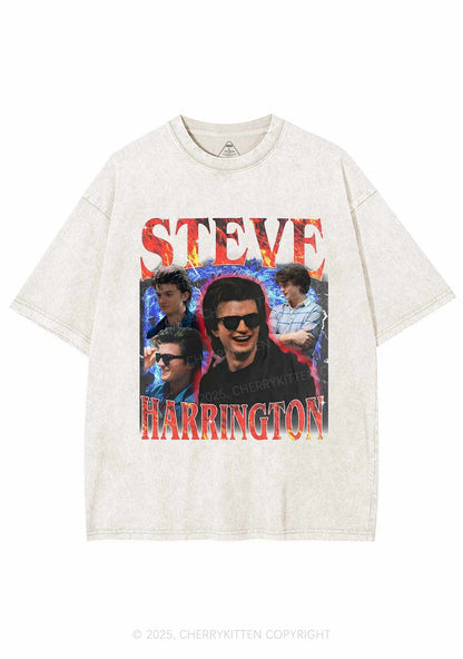 SH Red Blaze Y2K Shirts Washed Tee Cherrykitten